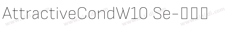 AttractiveCondW10 Se字体转换